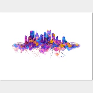 Pittsburgh Skyline Posters and Art